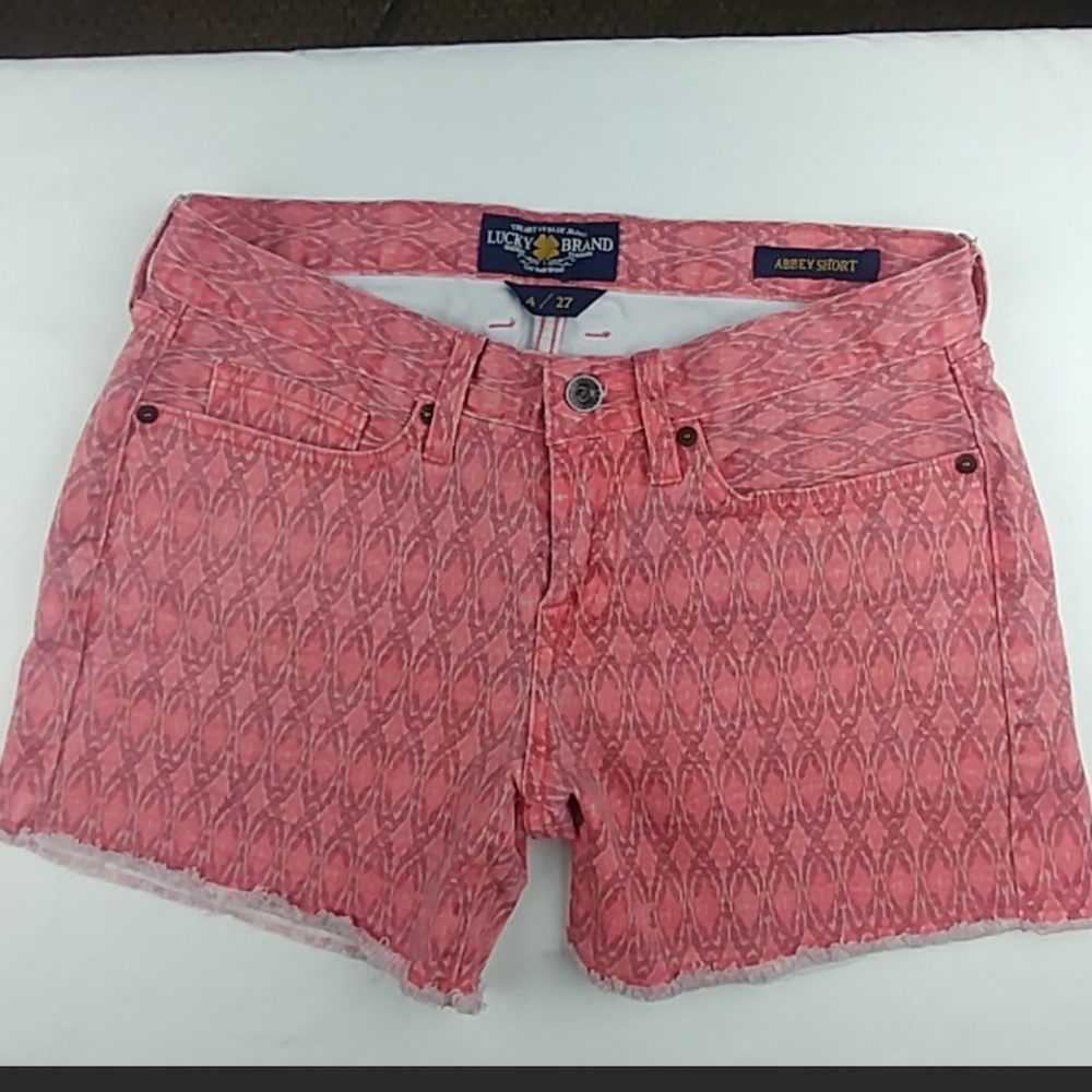 Lucky brand frayed hem shorts